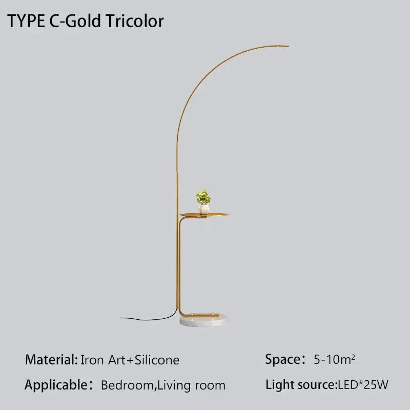 DecorBites LED Art Floor Lamp for Living Room