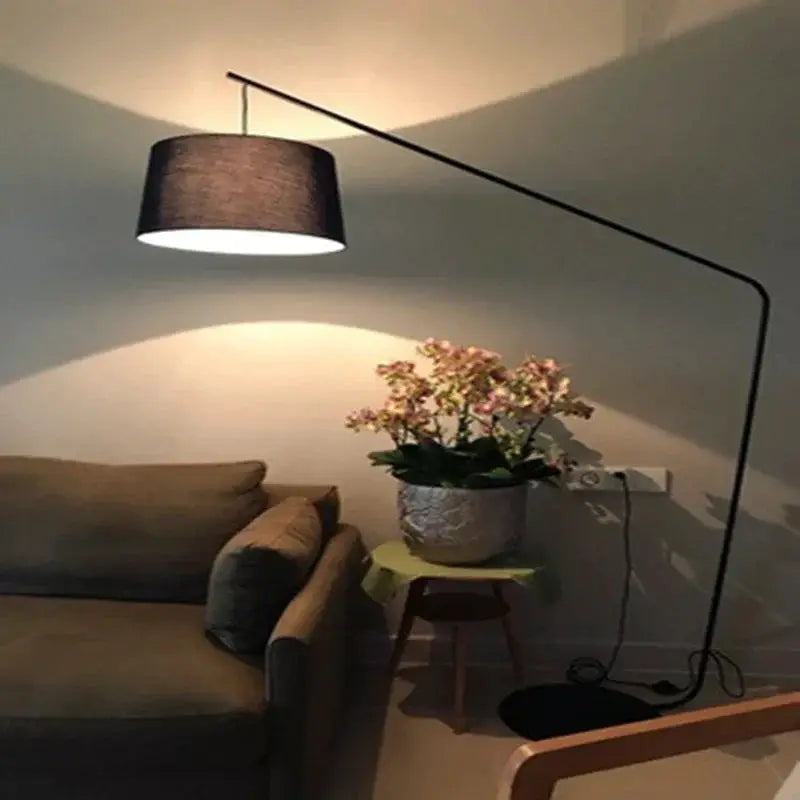 DecorBites LED Fishing Floor Lamp for Study Room