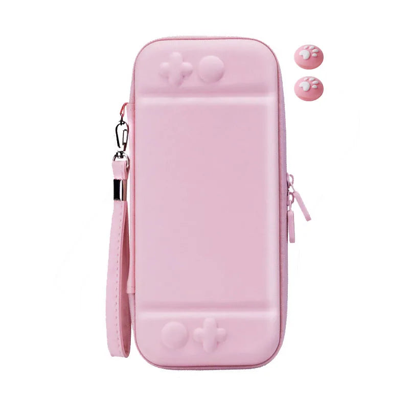 Switch Lite 3-in-1 hard carry bag by FLIPSTYLEZLLC with wrist strap and 2 thumb grip covers on Tampa Home & Garden Store