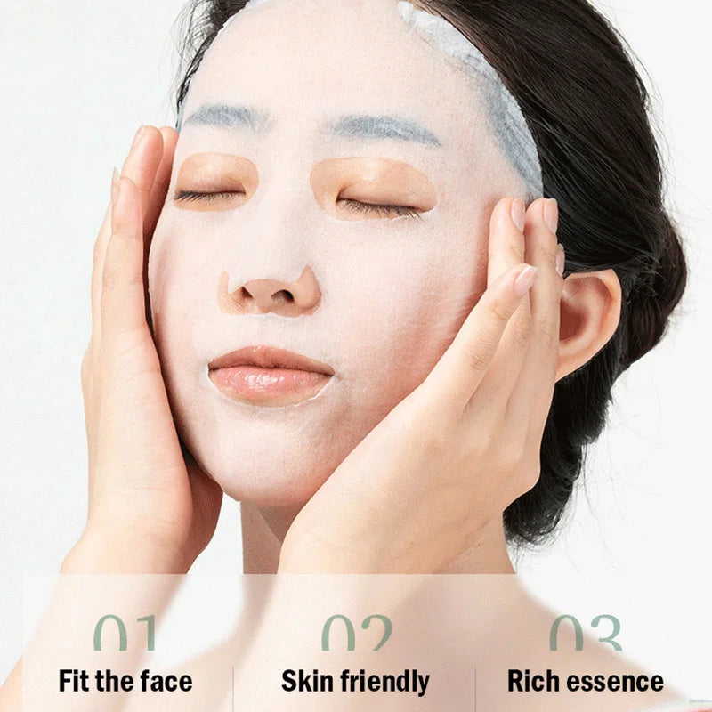 BIOAQUA Fruit Facial Masks 8pc set for moisturizing brightening anti-aging by Silcy Skin on Tampa Home & Garden Store
