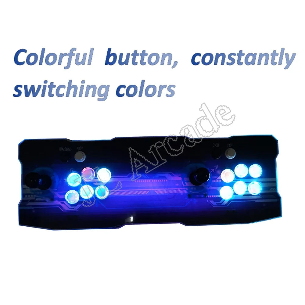 FLIPSTYLEZLLC Pandora Saga DX home arcade controller with dual sticks and blue LED buttons on Tampa Home & Garden Store