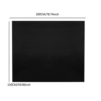 Blackout window tint film UpTrend Deals, black privacy darkening film 200x150 cm on Tampa Home & Garden Store