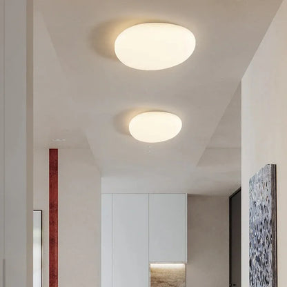 Decorbites Kids LED ceiling light dimmable, round white flush-mount fixtures (2) hallway on Tampa Home & Garden Store