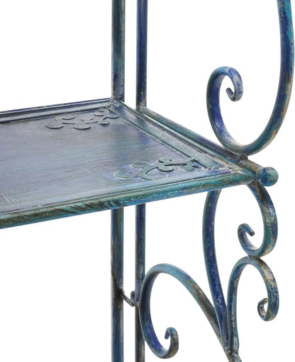 Elegant Metal 4-Tier Patio Garden Plant Stand