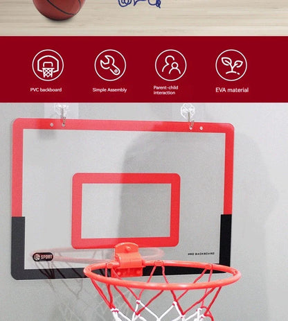 Portable indoor basketball hoop toy with pink hoop and pink-framed clear backboard FLIPSTYLEZLLC on Tampa Home & Garden Store