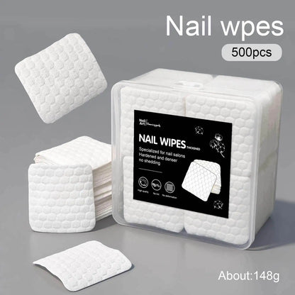 Silcy Skin Nail Wipes lint-free pads for gel nail remover, thickened, 500pcs box on Tampa Home & Garden Store