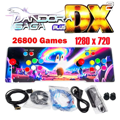 Pandora Saga Dx2 arcade console with multiplayer joystick 1280x720 HD 26800 games FLIPSTYLEZLLC on Tampa Home & Garden Store
