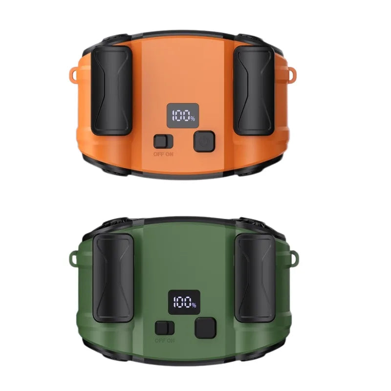 Active Breeze | Portable Waist Fan with Dual Air Outlets | Hands-Free Cooling Solution for Outdoor Activities