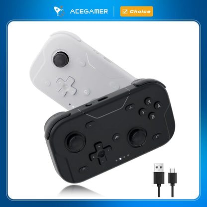 AceGamer pocket game controller white and black pair with USB-C cable and built-in controls on Tampa Home & Garden Store