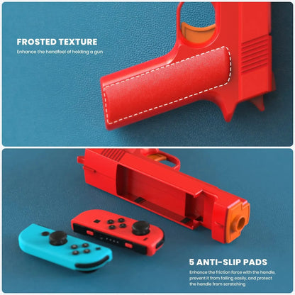 Switch shooter gun controller with left/right handles and textured grip by FLIPSTYLEZLLC on Tampa Home & Garden Store