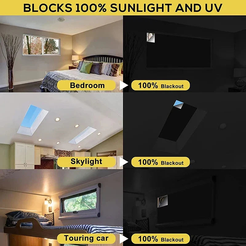 Blackout window tint film by UpTrend Deals, privacy for home & car, 100% blackout on Tampa Home & Garden Store