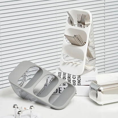 3-Tier Cutlery Rack - Kitchen Utensil Organizer