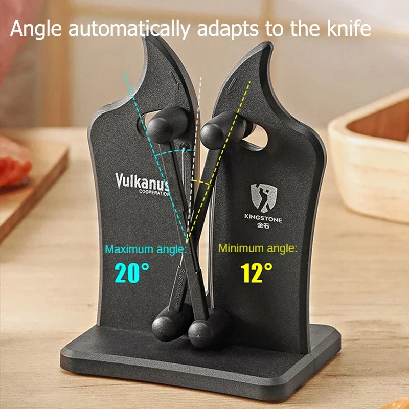 Quick and Portable Kitchen Knife Sharpener