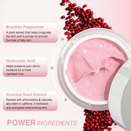 KOEC B-TIGHT 100ml booty mask by Silcy Skin, smoothing cream in open jar with hyaluronic acid on Tampa Home & Garden Store