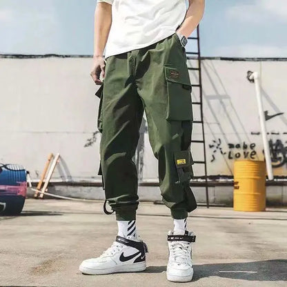 Men's cargo joggers olive green with cargo pockets UpTrend Deals on Tampa Home & Garden Store