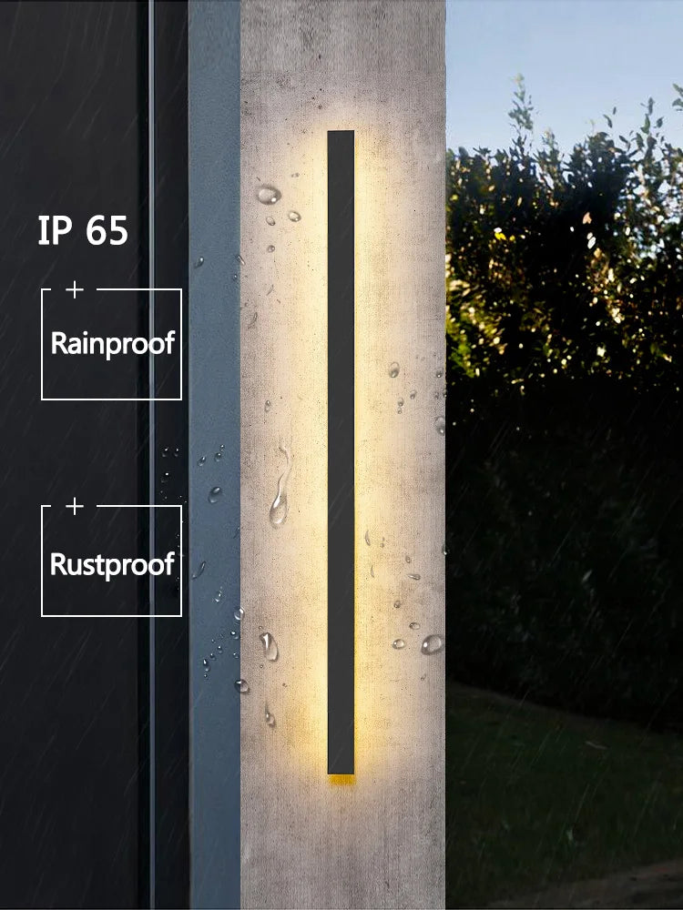Modern Waterproof Led Wall Light For Outdoor