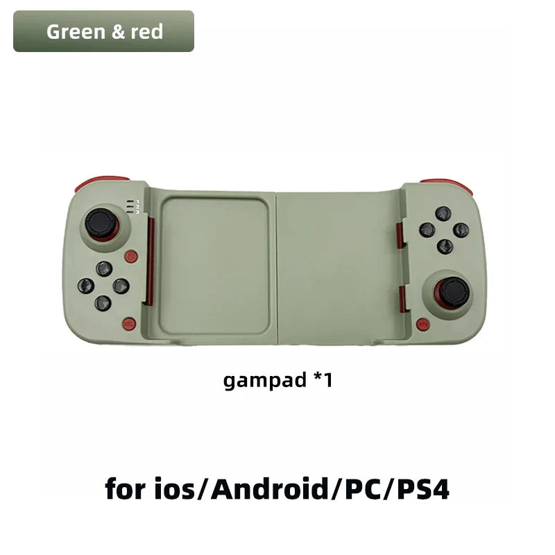 D3 mobile gamepad wireless for iOS/Android with green body and red triggers on Tampa Home & Garden Store