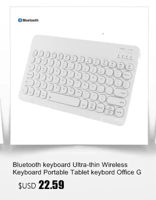 Wireless white keyboard and mouse set with Bluetooth, ultra-thin ergonomic design on Tampa Home & Garden Store