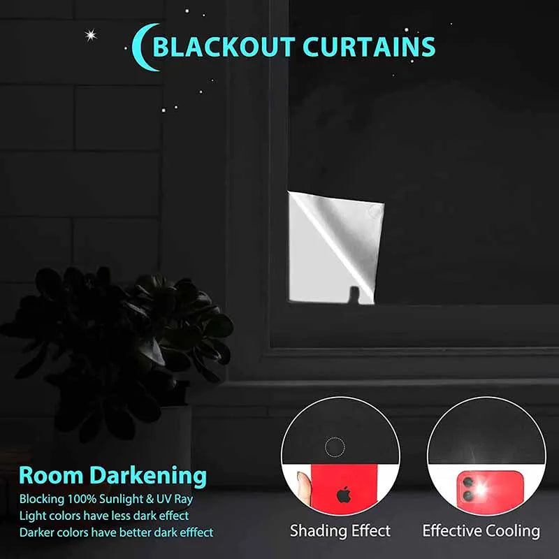 Blackout Window Tint Film by UpTrend Deals for home and car; privacy darkening, UV block on Tampa Home & Garden Store