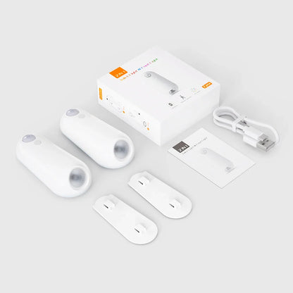 Motion Sensor Toilet Night Light RGB LED Bowl Light Rechargeable Bathroom Decor Lamp