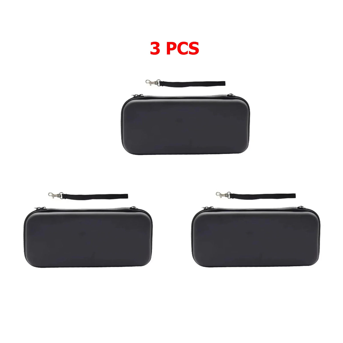 3 pcs black Nintendo Switch Lite hard EVA carrying cases with strap, shockproof PU on Tampa Home & Garden Store