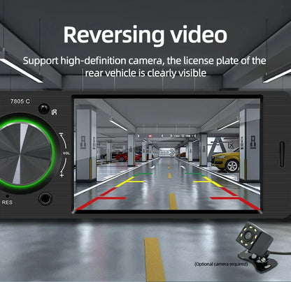 7-inch touch screen car stereo MP5 with Bluetooth & USB green volume knob reversing camera on Tampa Home & Garden Store