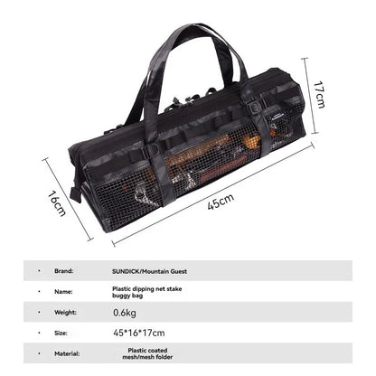 Cotton Mesh Storage Bag for Picnic and Camp Gear