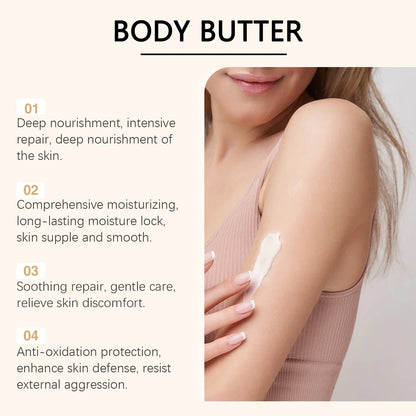 Silcy Skin Woodsleep Coconut Body Butter Cream 120g, creamy moisturizer applied to arm on Tampa Home & Garden Store