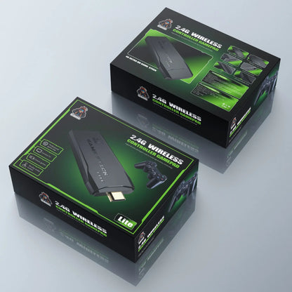 UpTrend Deals retro game console box set with 2.4G wireless controllers green accents on Tampa Home & Garden Store