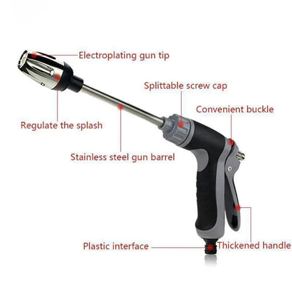 Portable Water Hose Nozzle with Foam Lance