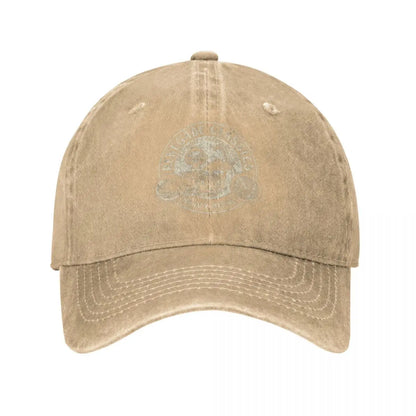 Vintage motorcycle baseball cap in tan distressed cotton by BikerZoneZ on Tampa Home & Garden Store