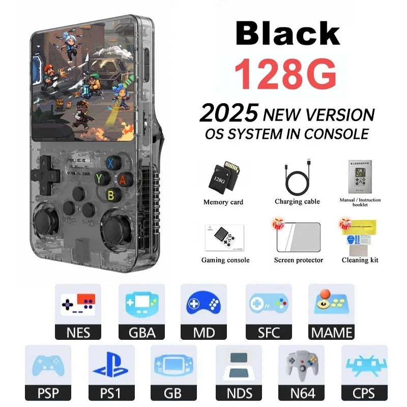 Mini retro handheld console with transparent shell and 128G memory FLIPSTYLEZLLC on Tampa Home & Garden Store