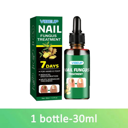 Nail fungus treatment kit: 2-item set with VIBEUP green box and 30ml dropper bottle on Tampa Home & Garden Store