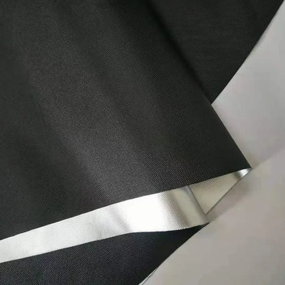 UpTrend Deals Blackout window tint film for home and car, black textured roll with silver edge on Tampa Home & Garden Store