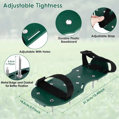 Adjustable Lawn Aerator Shoes and Spike Kit