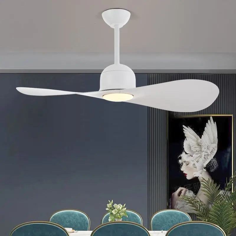 DecorBites Kids Double Leaf Ceiling Fan Light white silent operation with adjustable speed on Tampa Home & Garden Store