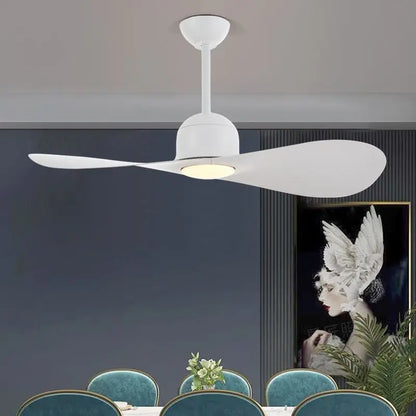 DecorBites Kids Double Leaf Ceiling Fan Light white silent operation with adjustable speed on Tampa Home & Garden Store