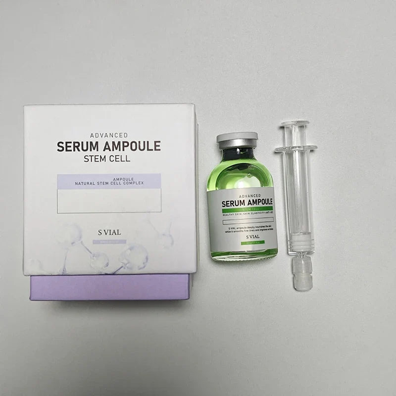 Silcy Skin PDRN Salmon DNA Serum Ampoule set: green vial, dropper, syringe on Tampa Home & Garden Store