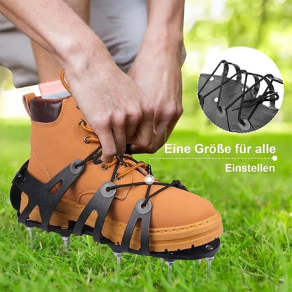 Universal Aerating Shoes for Lawn and Garden Care
