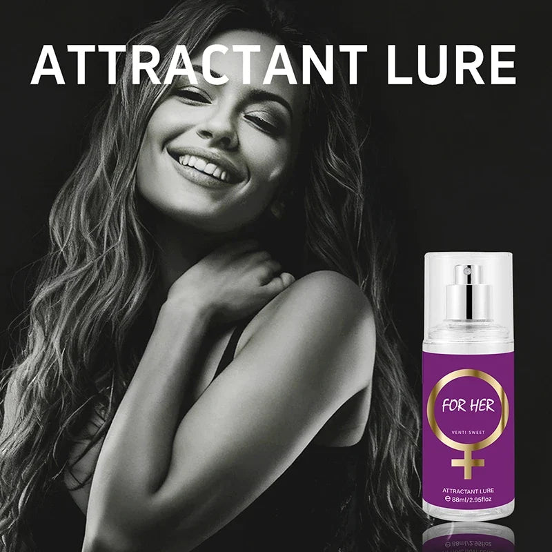 Silcy Skin Pheromone Midnight Temptation perfume bottle, purple label For Her, ATTRACTANT LURE on Tampa Home & Garden Store