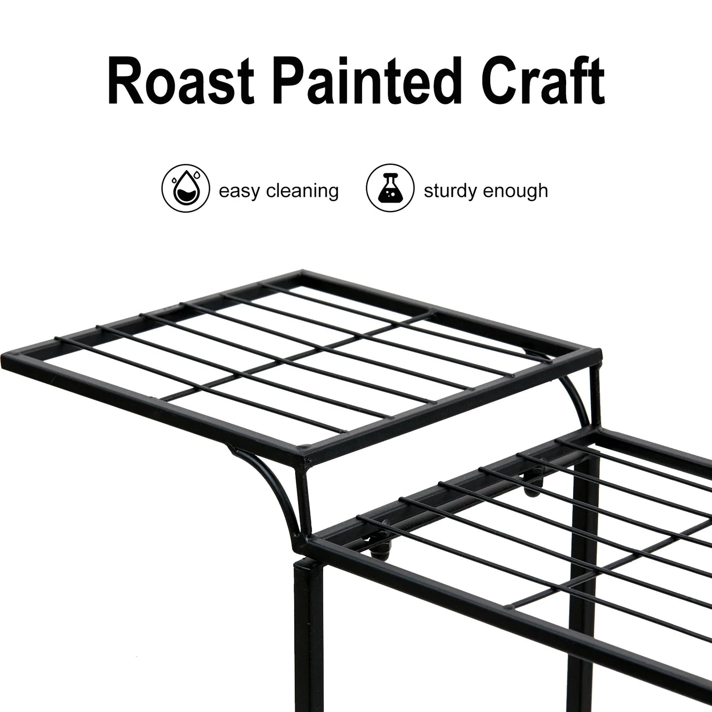 Six Tier Metal Planter Stand and Display Rack