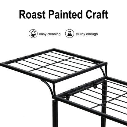 Six Tier Metal Planter Stand and Display Rack