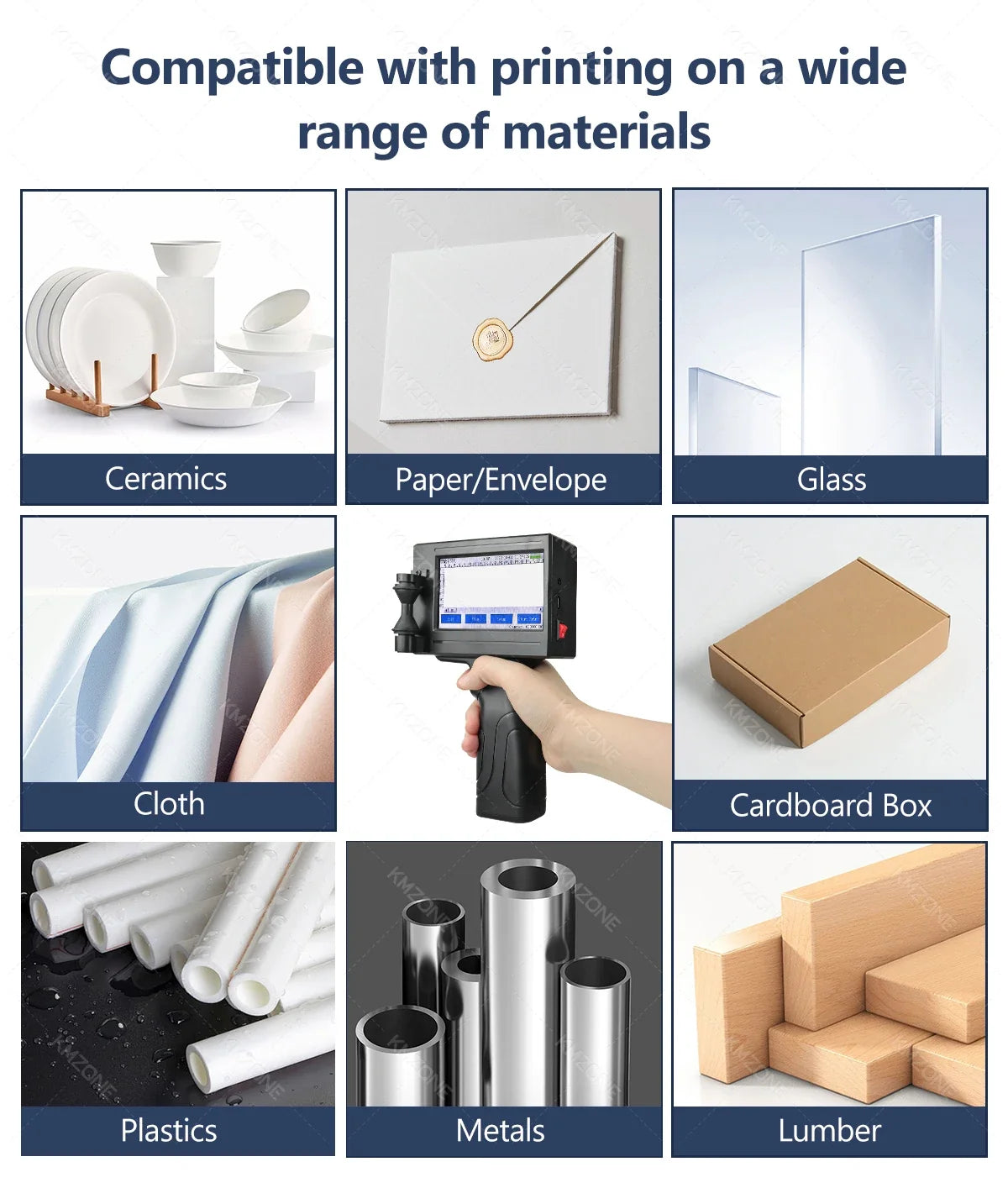 Portable handheld inkjet printer TIJ compatibility: ceramics, glass, cloth, plastics, metals on Tampa Home & Garden Store