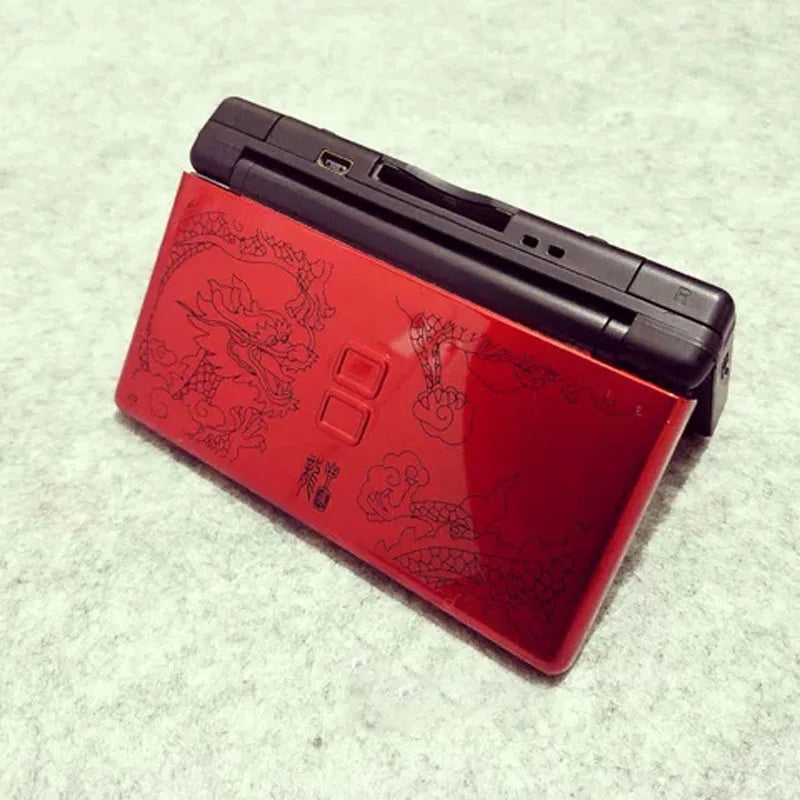 Red dragon-printed handheld shell replacement for Nintendo GBA NDS NDSL on Tampa Home & Garden Store