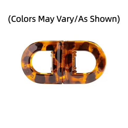 Butterfly magnetic hair clip, tortoiseshell amber color, Silcy Skin brand on Tampa Home & Garden Store