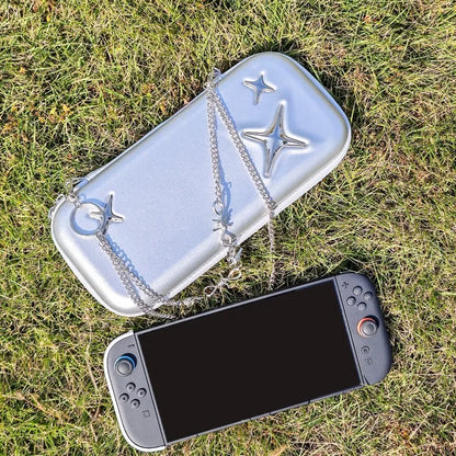 Silver Switch 2 portable carrying case with chain strap EVA hard shell by FLIPSTYLEZLLC on Tampa Home & Garden Store