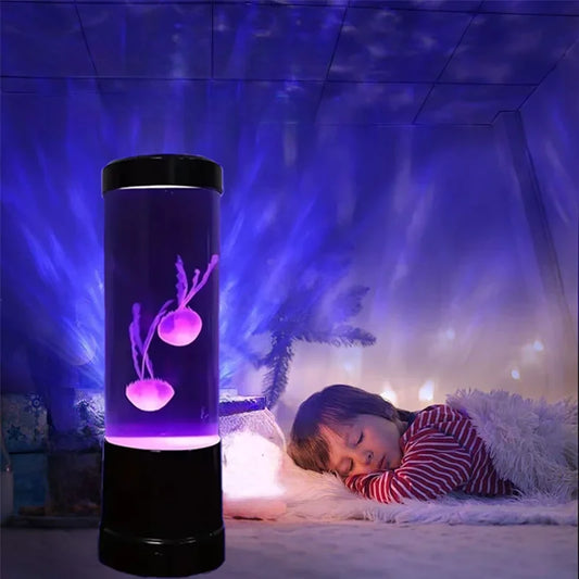 Jellyfish LED Lamp – Remote Control Color Changing Aquarium Night Light Home Decor - Tampa Home & Garden Store