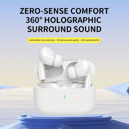 UEESFIT A5 Bluetooth Earbuds ENC mini wireless earphones with charging case, white, ANC on Tampa Home & Garden Store