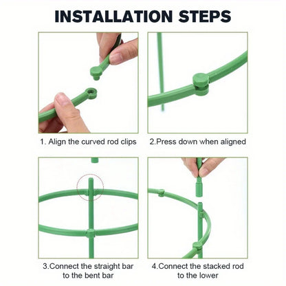 Adjustable and Green Plant Climbing Frame