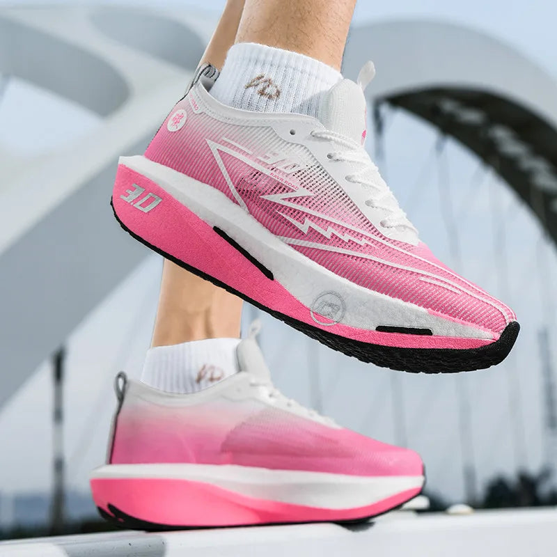 Men's Training Sneakers EstaliosFit pink mesh cushioned sole, 2 sneakers on Tampa Store on Tampa Home & Garden Store